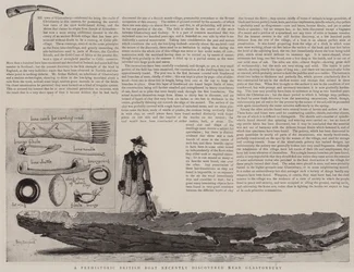 A Prehistoric British Boat recently discovered near Glastonbury